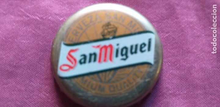 Coleccionismo de cervezas: CERVEZA-PENN-I-CHAPA-TAPON-CORONA-SAN MIGUEL.