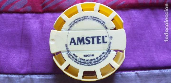 Colecionismo de cervejas: CERVEZA-TB-TAPA BARRIL-AMSTEL.