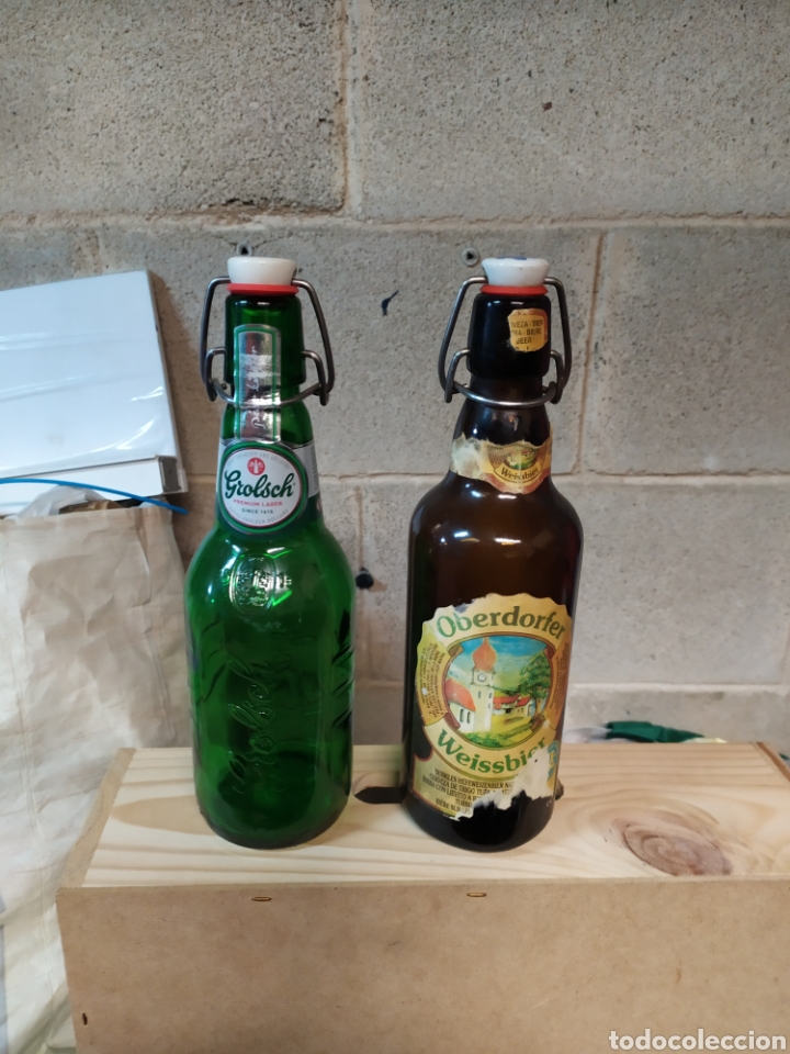 Coleccionismo de cervezas: 2 BOTELLAS DE CERVEZA