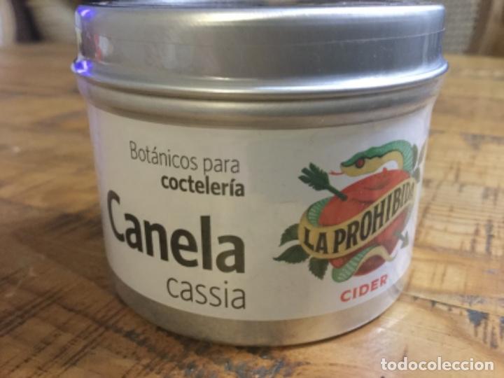 Coleccionismo de cervezas: LA PROHIBIDA CIDER - CANELA CASSIA BOT&Aacute;NICO PARA COCTELER&Iacute;A - MAHOU SAN MIGUEL