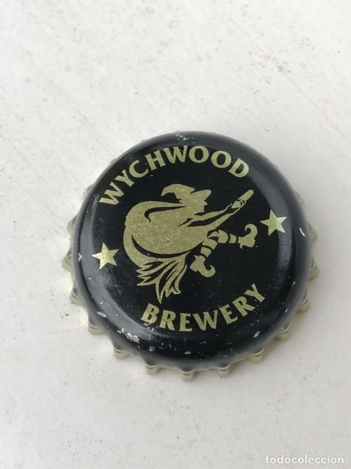 Coleccionismo de cervezas: CHAPA CERVEZA BOTTLE CAP BEER WYCHWOOD.REINO UNIDO (16).FAB. CHAPA:ASTIR.---LOTE N. 3225--CARMANJO
