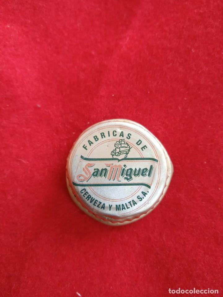 Coleccionismo de cervezas: Tap&oacute;n rosca Cerveza San Miguel