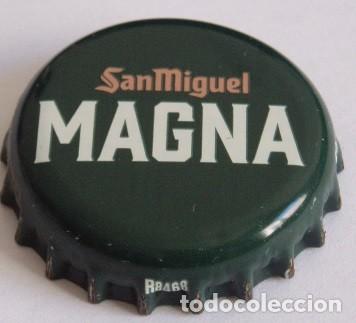 Coleccionismo de cervezas: CHAPA CERVEZA SAN MIGUEL, MAGNA. FACTORIA U