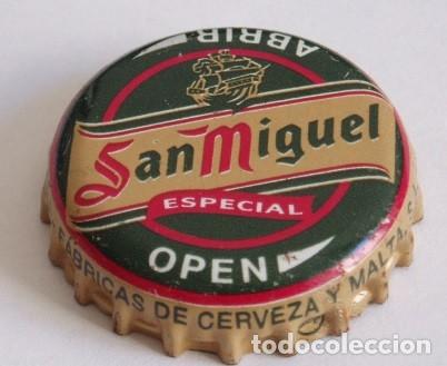 Coleccionismo de cervezas: CHAPA CERVEZA SAN MIGUEL, ESPECIAL. FACTORIA DAP