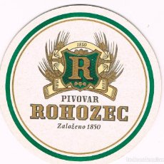 Coleccionismo de cervezas: POSAVASOS DE CERVEZA ROHOZEC (REPÚBLICA CHECA O CHECOESLOAQUIA)