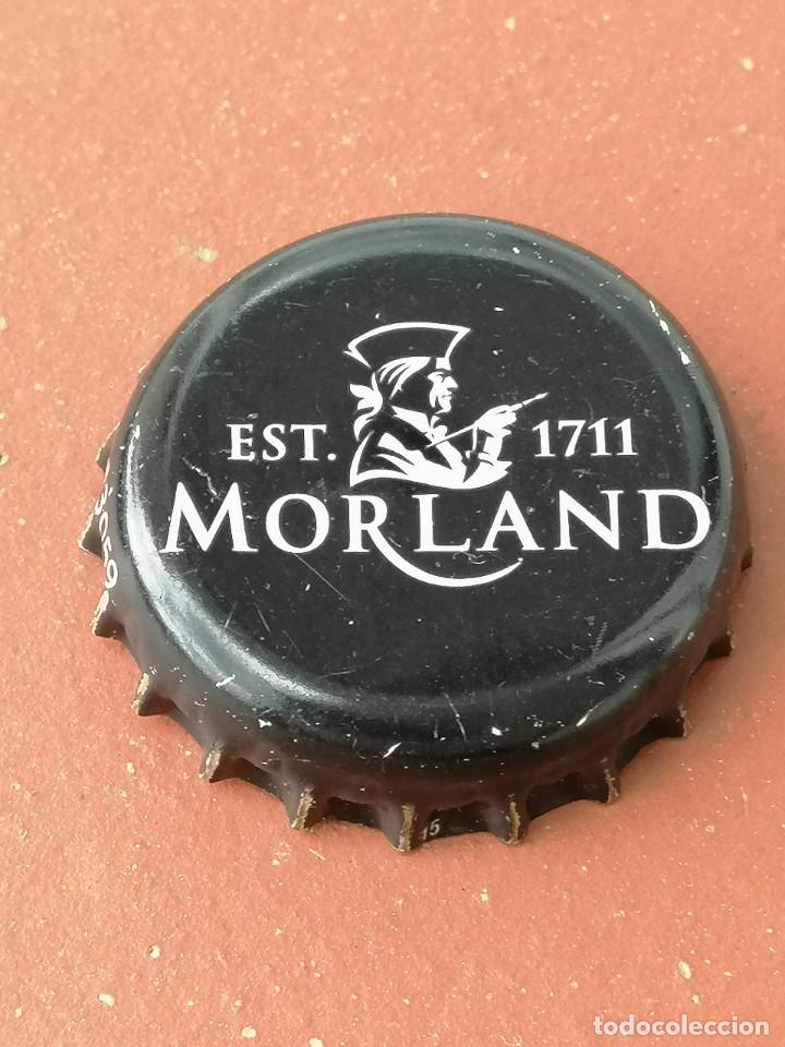 Coleccionismo de cervezas: CHAPA BOTTLE CAP BEER CERVEZA MORLAND (2).REINO UNIDO. FAB. CHAPA:NEW BOX----LOTE N. 3236--CARMANJO