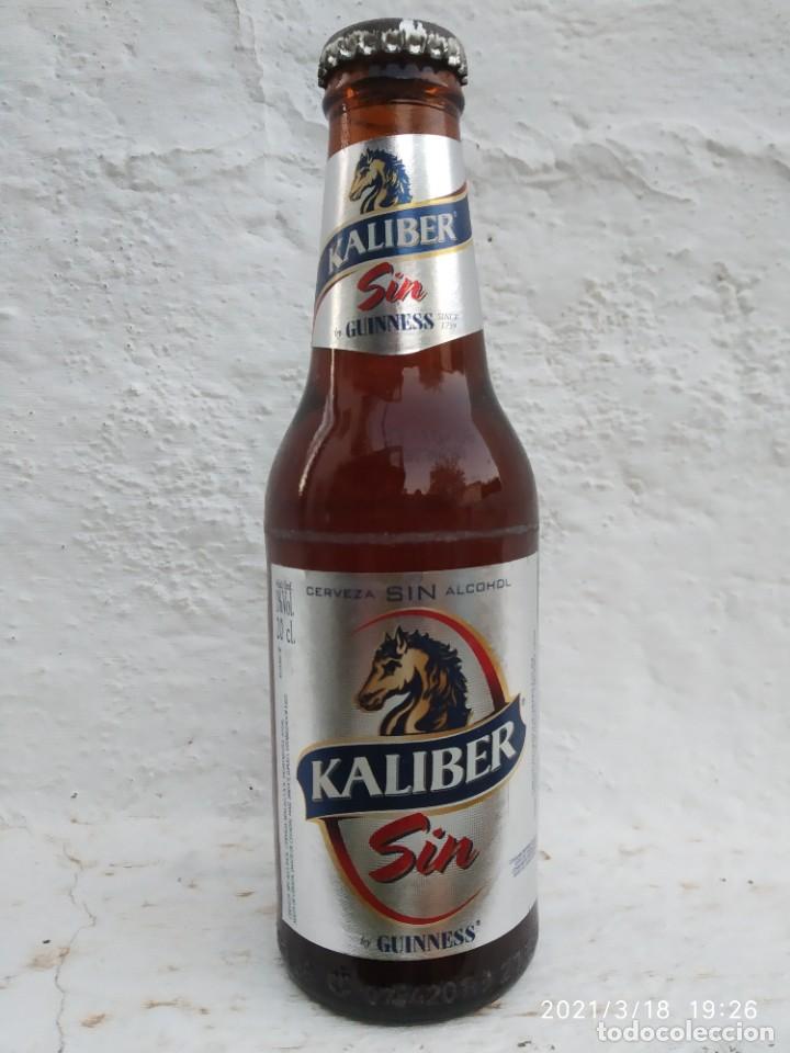 Coleccionismo de cervezas: KALIBER SIN BY GUINNESS LLENA PERFECTA.