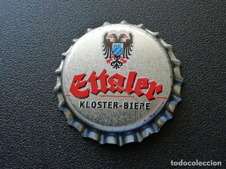 Colecionismo de cervejas: Chapa tap&oacute;n corona NUEVO de la cerveza alemana ETTALER KLOSTER-BIERE