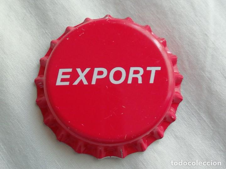 Colecionismo de cervejas: Chapa tap&oacute;n corona NUEVO de la cerveza alemana FELDSCHL&Ouml;SSCHEN EXPORT