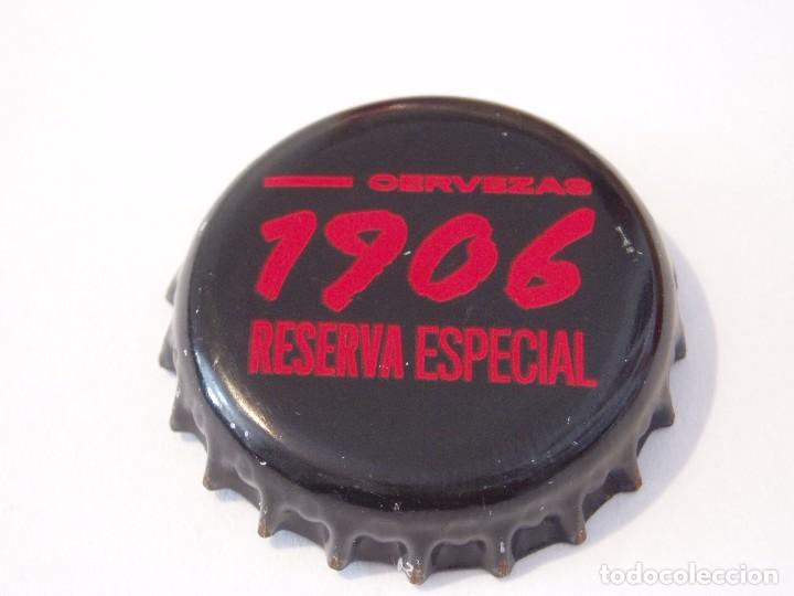 Coleccionismo de cervezas: CHAPA CERVEZA ESTRELLA GALICIA, 1906 RESERVA ESPECIAL. FACTORIA NEW BOX