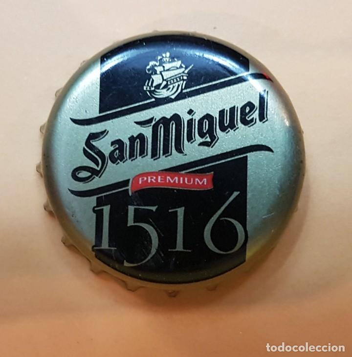 Coleccionismo de cervezas: TAPON CORONA CHAPA KRONKORKEN BOTTLE CAP TAPPI - CERVEZA - SAN MIGUEL 1516