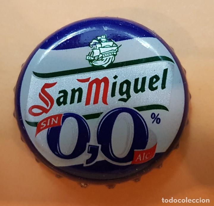 Coleccionismo de cervezas: TAPON CORONA CHAPA KRONKORKEN BOTTLE CAP TAPPI - CERVEZA - SAN MIGUEL 0,0