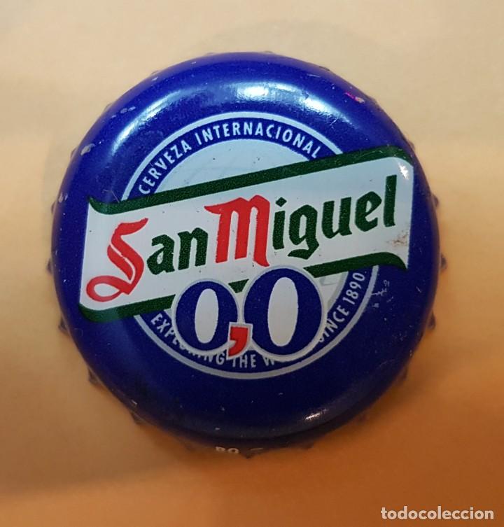 Coleccionismo de cervezas: TAPON CORONA CHAPA KRONKORKEN BOTTLE CAP TAPPI - CERVEZA - SAN MIGUEL 0,0