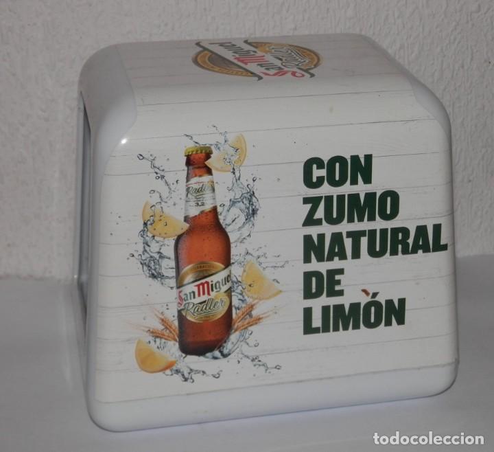 Coleccionismo de cervezas: SERVILLETERO DE LA CERVEZA SAN MIGUEL RADLER
