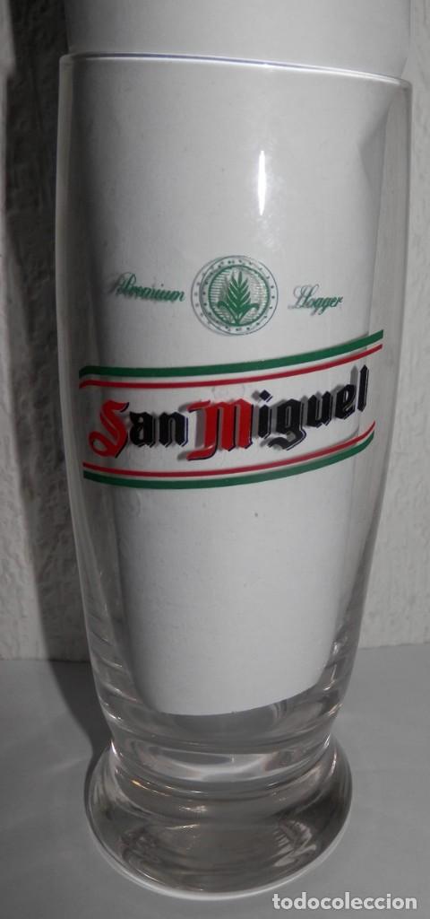 Coleccionismo de cervezas: VASO CERVEZA SAN MIGUEL
