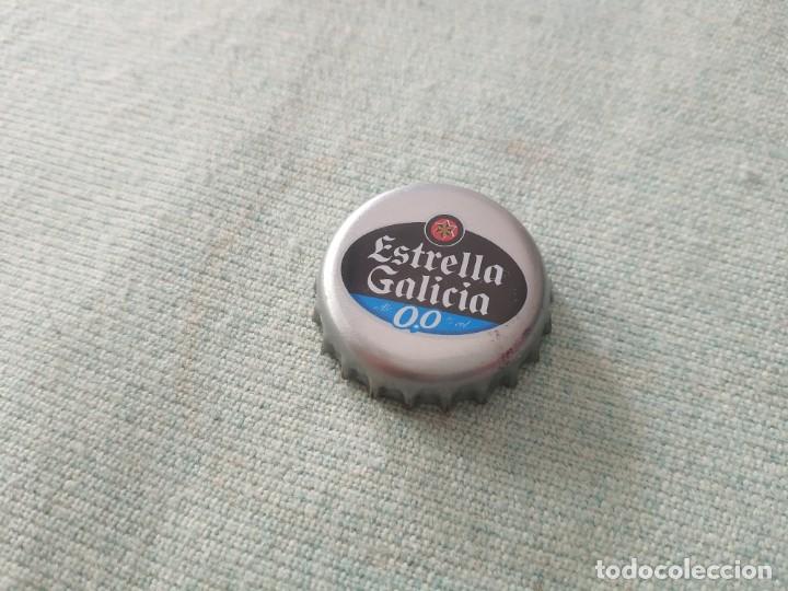 Coleccionismo de cervezas: Chapa Cerveza Estrella Galicia 0,0 1 (NewBox)