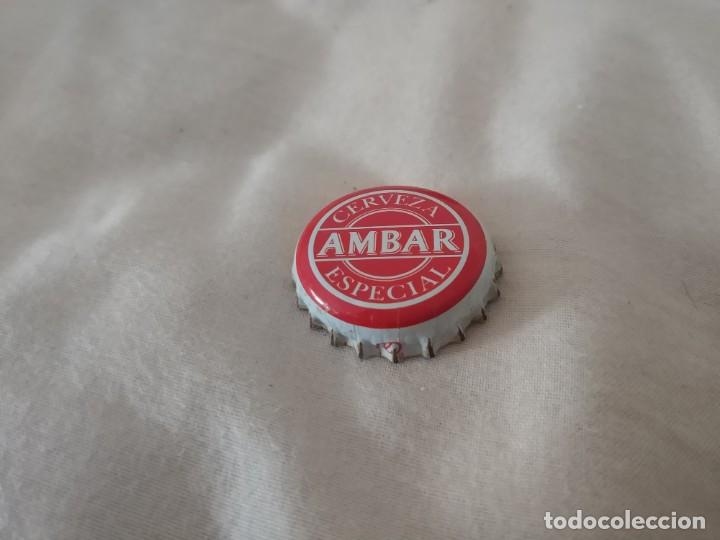 Coleccionismo de cervezas: Chapa Cerveza &Aacute;mbar 3 (Z)