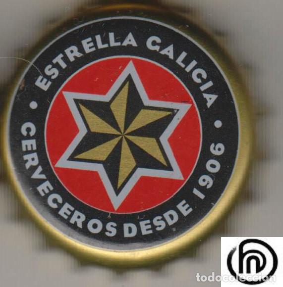 Coleccionismo de cervezas: chapa cerveza ESTRELLA GALICIA N tap&oacute;n corona kronkorken bottle caps beer birra bier cerveja tappi