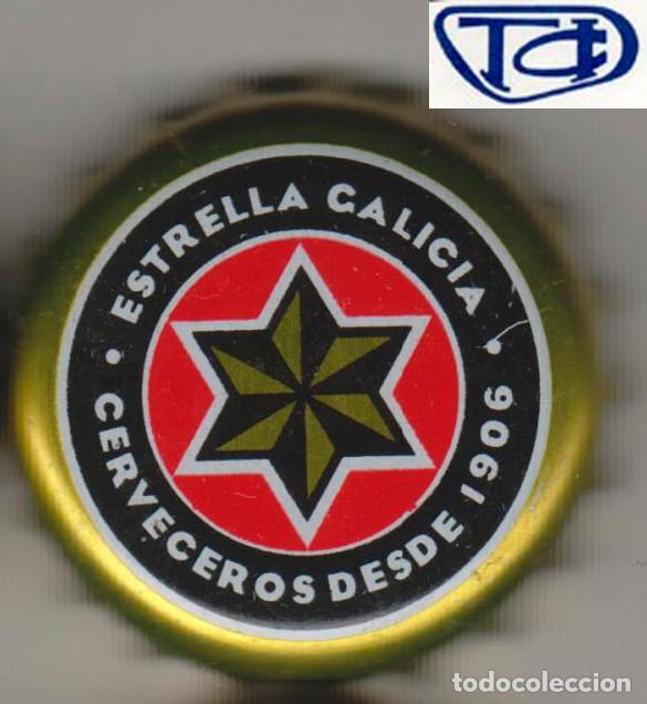 Coleccionismo de cervezas: chapa cerveza ESTRELLA GALICIA TCI tap&oacute;n corona kronkorken bottle caps beer birra bier cerveja tappi