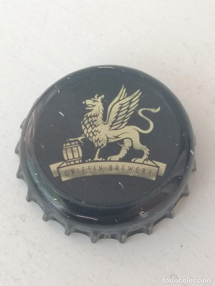 Coleccionismo de cervezas: BIRRA CHAPA BOTTLE CAP BEER BIERE BIER CERVEZA GRIFFIN. REINO UNIDO.(27)---LOTE N.3263---CARMANJO