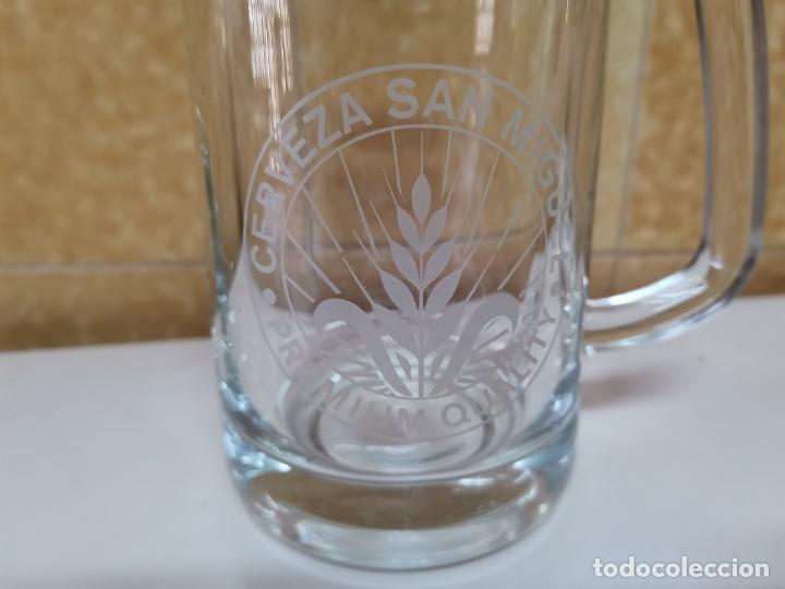 Coleccionismo de cervezas: CERVEZA SAN MIGUEL JARRA GRANDE CERVEZA 0,5 L