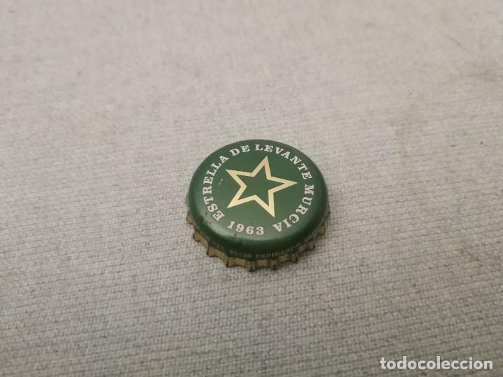 Coleccionismo de cervezas: Chapa Cerveza Estrella Levante 1 (U)