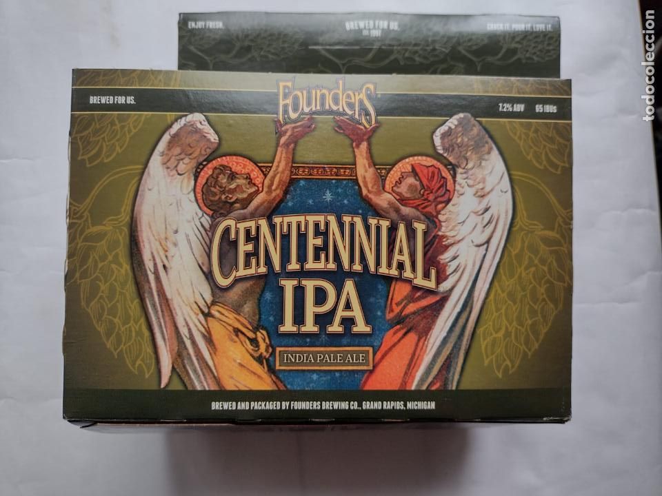 Sammeln von Brauereiartikeln: CAJA SIX PACK - CENTENNIAL IPA - CERVEZA BEER - FOUNDERS