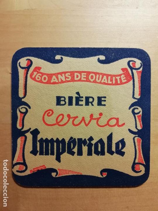 Collezionismo di birre: Posavasos Cerveza Bi&egrave;re Cervia Imperiale 160 ans de qualit&eacute;
