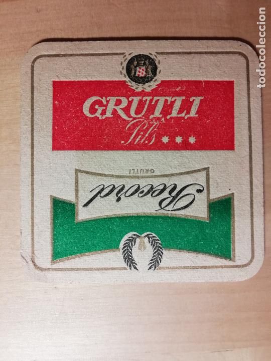 Collezionismo di birre: Posavasos Cerveza Grutil Pils Record Alsacia Cerveza