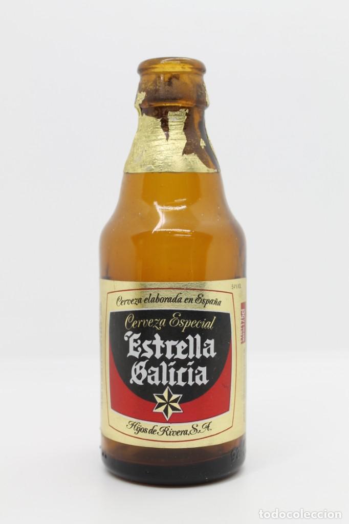 Coleccionismo de cervezas: botella cerveza vac&iacute;a ESTRELLA GALICIA 17,5 cl Espa&ntilde;a beer birra bier