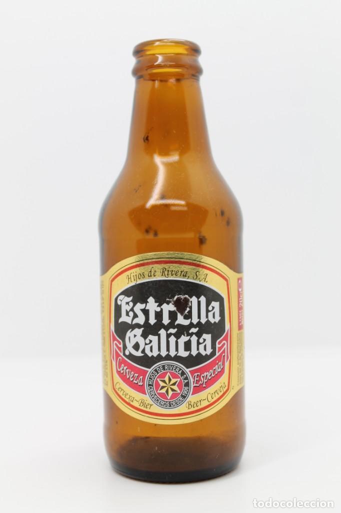 Coleccionismo de cervezas: botella cerveza vac&iacute;a ESTRELLA GALICIA 20 cl PROMOCI&Oacute;N CADA SEMANA TU ELIGES Espa&ntilde;a beer birra bier