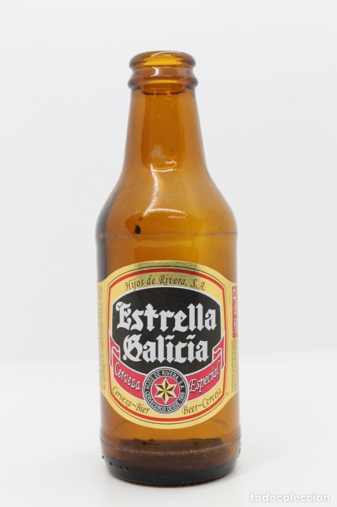 Coleccionismo de cervezas: botella cerveza vac&iacute;a ESTRELLA GALICIA 20 cl PROMOCI&Oacute;N CADA SEMANA TU ELIGES Espa&ntilde;a beer birra bier