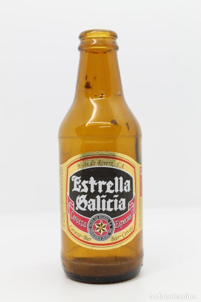 Coleccionismo de cervezas: botella cerveza vac&iacute;a ESTRELLA GALICIA 20 cl PROMOCI&Oacute;N CADA SEMANA TU ELIGES Espa&ntilde;a beer birra bier