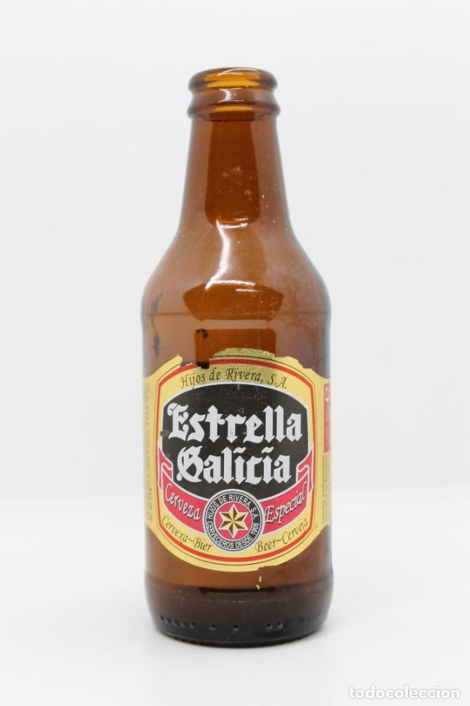 Coleccionismo de cervezas: botella cerveza vac&iacute;a ESTRELLA GALICIA 20 cl PROMOCI&Oacute;N CADA SEMANA TU ELIGES Espa&ntilde;a beer birra bier