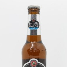 Collezionismo di birre: BOTELLA CERVEZA LLENA ESTRELLA GALICIA 0,0 25 CL ESPAÑA BEER BIRRA BIER