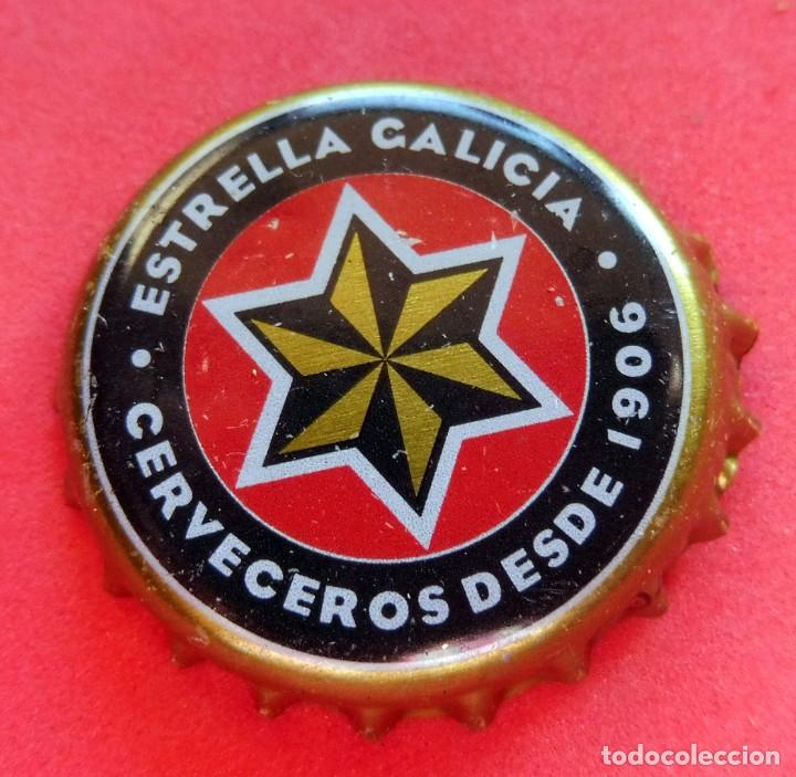 Coleccionismo de cervezas: TAP&Oacute;N CORONA - CHAPA - CROWN CAPS - CERVEZA ESTRELLA GALICIA