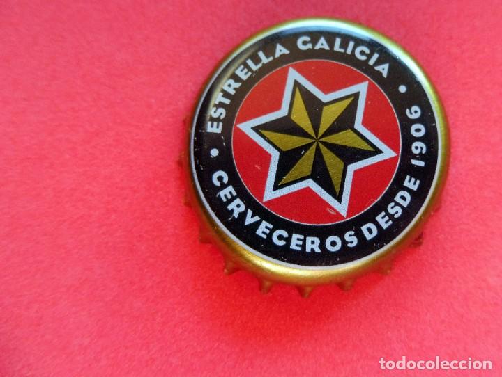 Coleccionismo de cervezas: TAP&Oacute;N CORONA - CHAPA - CROWN CAPS - CERVEZA ESTRELLA GALICIA