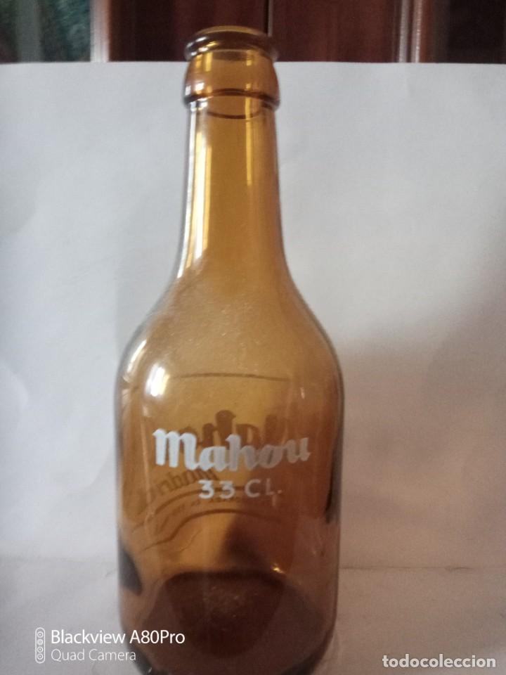 real madrid mahou - botella de cerveza llena - - Compra venta en  todocoleccion