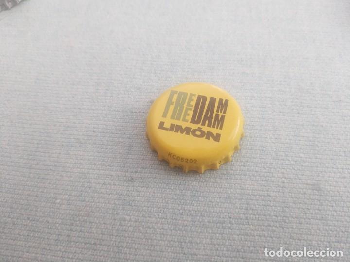 Coleccionismo de cervezas: Chapa Cerveza Free Damm Lim&oacute;n 2 (U)