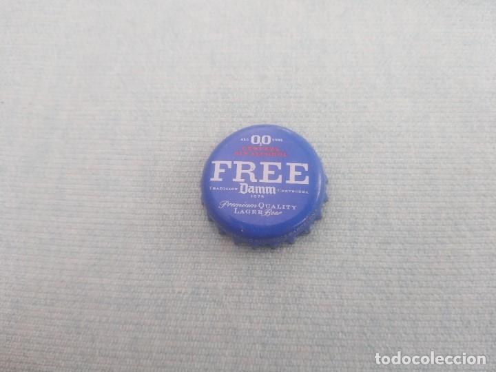 Coleccionismo de cervezas: Chapa Cerveza Free Damm 4 (U)