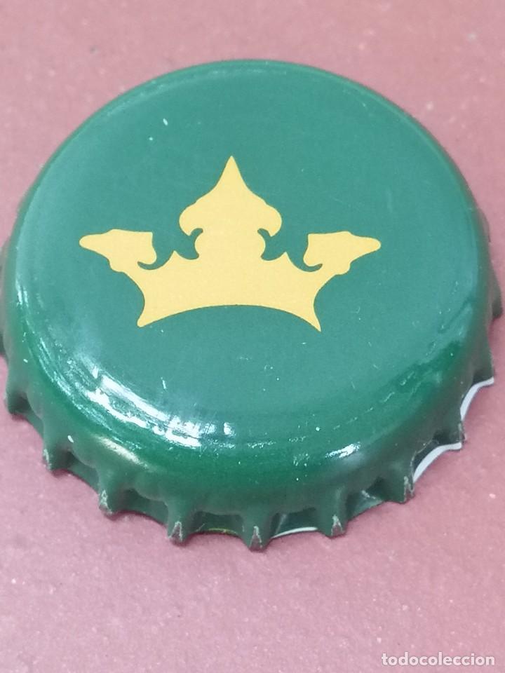 Coleccionismo de cervezas: TAP&Oacute;N CORONA BOTTLE CAP BEER BIER CHAPA CERVEZA ARTESANA BORIS (1).ANDORRA.--LOTE N. 2923---CARMANJO