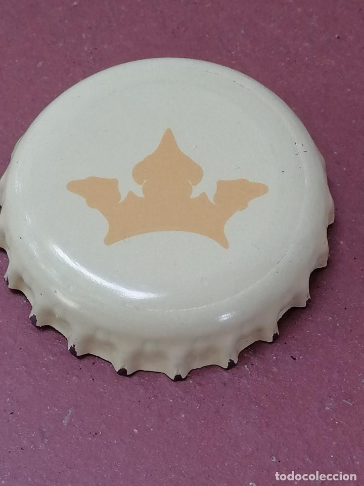 Coleccionismo de cervezas: BOTTLE CAP TAP&Oacute;N CORONA BIER BEER CHAPA CERVEZA ARTESANA BORIS (11).ANDORRA.--LOTE N.3033--CARMANJO