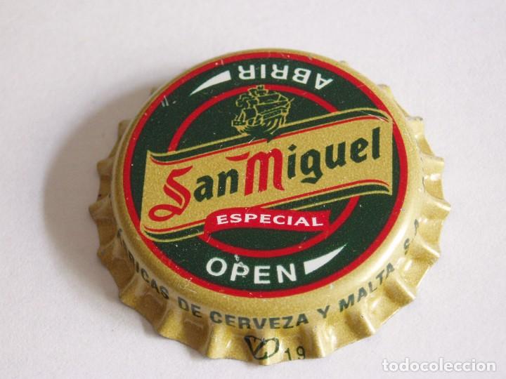 Coleccionismo de cervezas: CHAPA CERVEZA SAN MIGUEL ESPECIAL, FACTORIA TCI, Z. (SIN USAR)