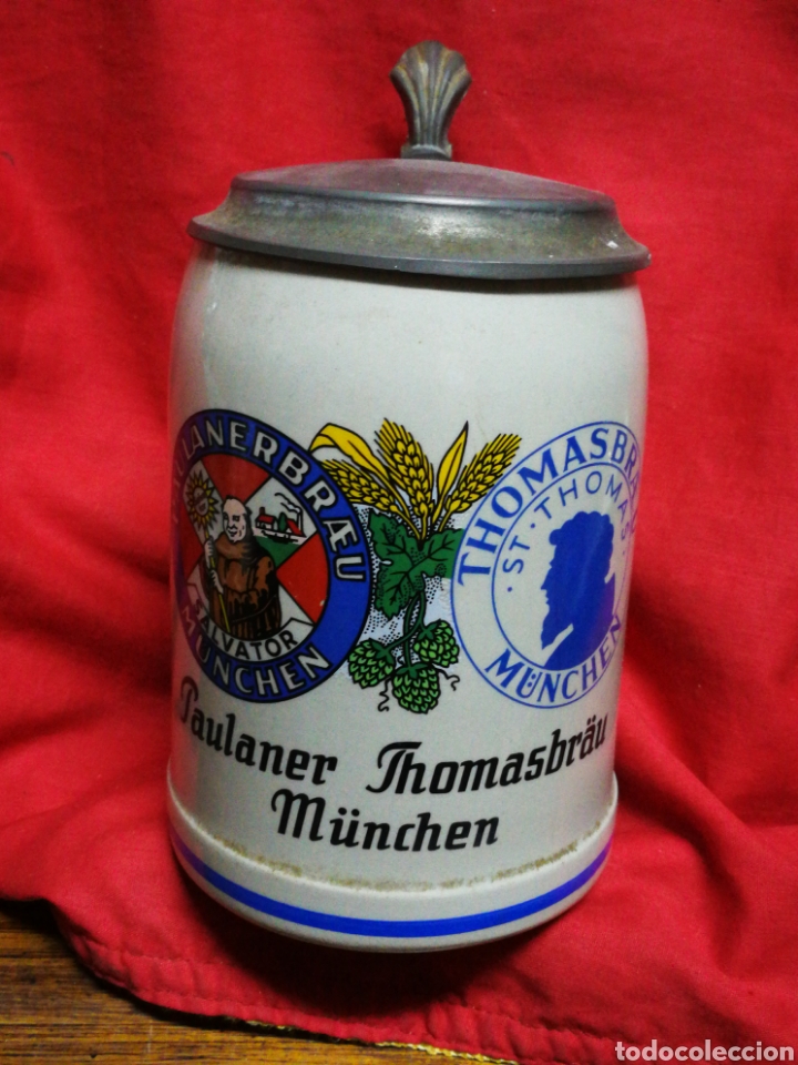 jarra cerveza paulaner thomasbrau (münchen) 0'5 - Comprar Coleccionismo ...