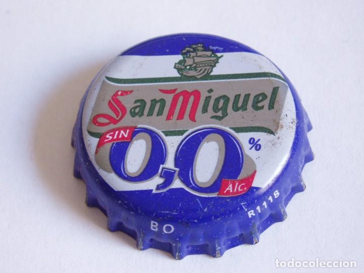 Coleccionismo de cervezas: CHAPA CERVEZA SAN MIGUEL 0,0. FACTORIA U