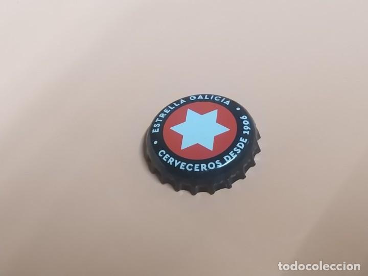 Coleccionismo de cervezas: Chapa Cerveza Estrella Galicia 3 (NewBox)