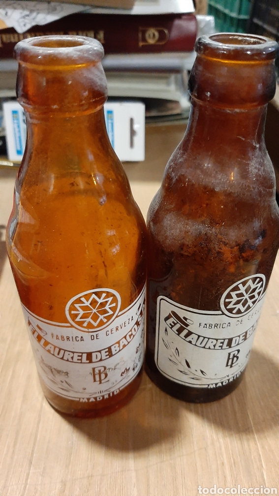 Collectable Beer: EL LAUREL BACO CERVEZAS DIFERENTES EPOCAS VER ESQUINA IZQUIERDA COLECCIONISMO COLISEVM ANTIGÜEDADE