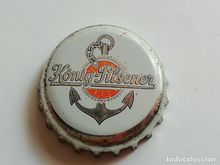 Coleccionismo de cervezas: Chapa tap&oacute;n corona de la cerveza alemana K&Ouml;NIG PILSENER