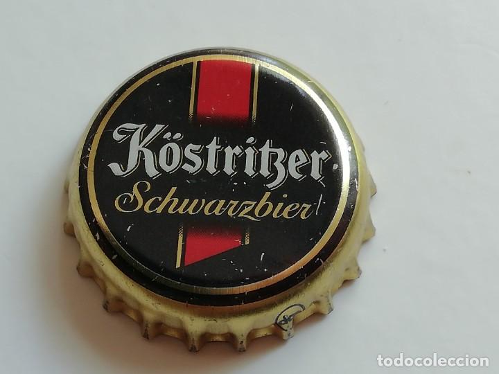 Coleccionismo de cervezas: Chapa tap&oacute;n corona de la cerveza alemana K&Ouml;STRITZER SCHWARZBIER (min&uacute;sculas)