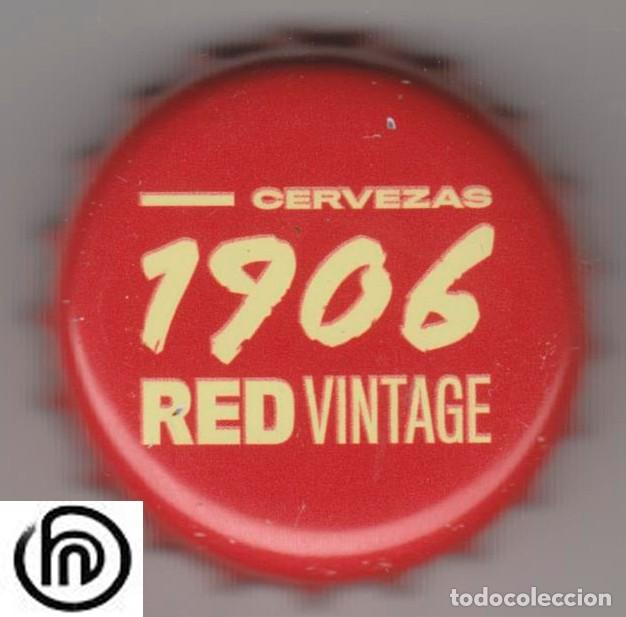 Coleccionismo de cervezas: chapa cerveza ESTRELLA GALICIA 1096 RED VINTAGE beer bottle caps bier birra cerveja